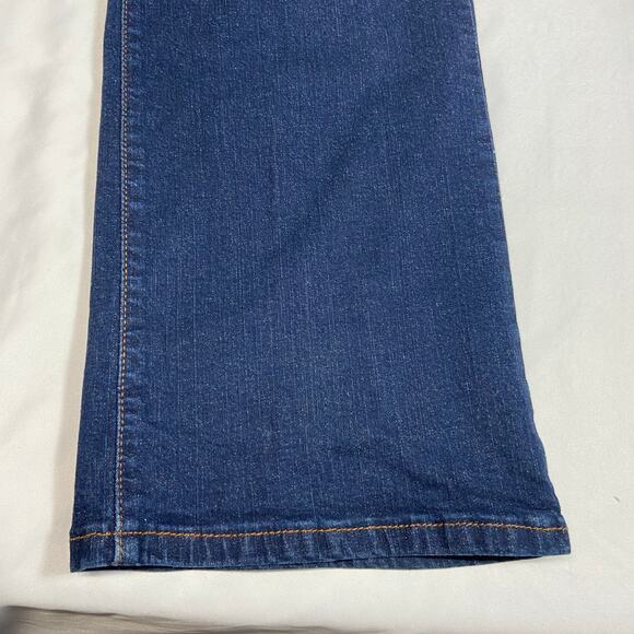 Levi’s 512 Perfectly Slimming Womens Jeans Bootcut Stretch Size 12M Dark Wash - Picture 9 of 14